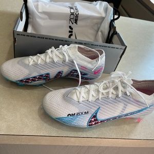 Nike Zoom Vapor 15 Elite FG Soccer Cleats Blue-pink m7/w8.5